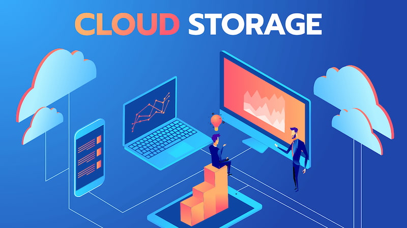 Cloud Storage là tính năng cho phép người dùng ứng dụng lưu trữ và quản lý nội dung đã tạo ra
