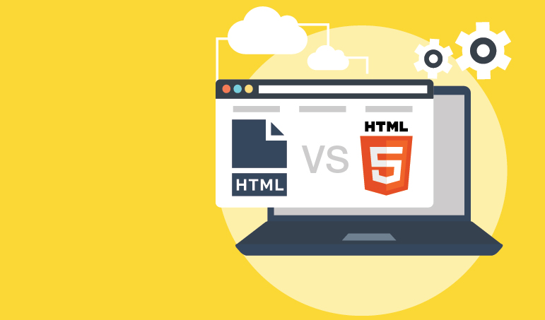 So sánh giữa HTML là HTML5