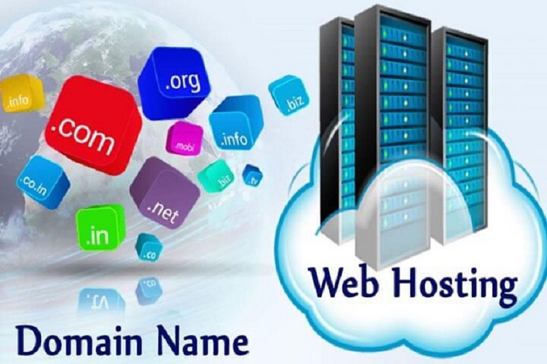 phan biet hosting voi domain