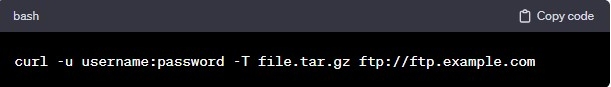 lenh curl doi voi ftp tai len