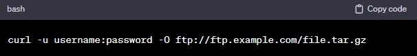 lenh curl doi voi ftp tai ve