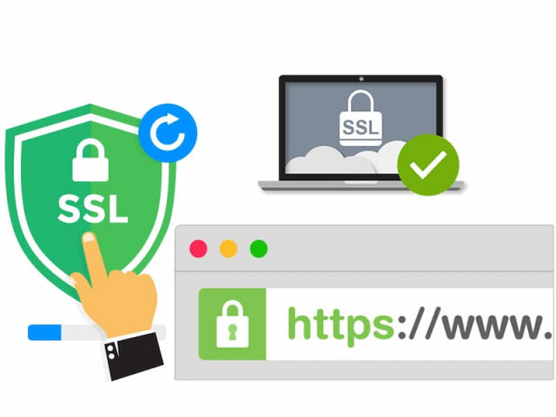 SSL giúp bảo mật thông tin truyền tải