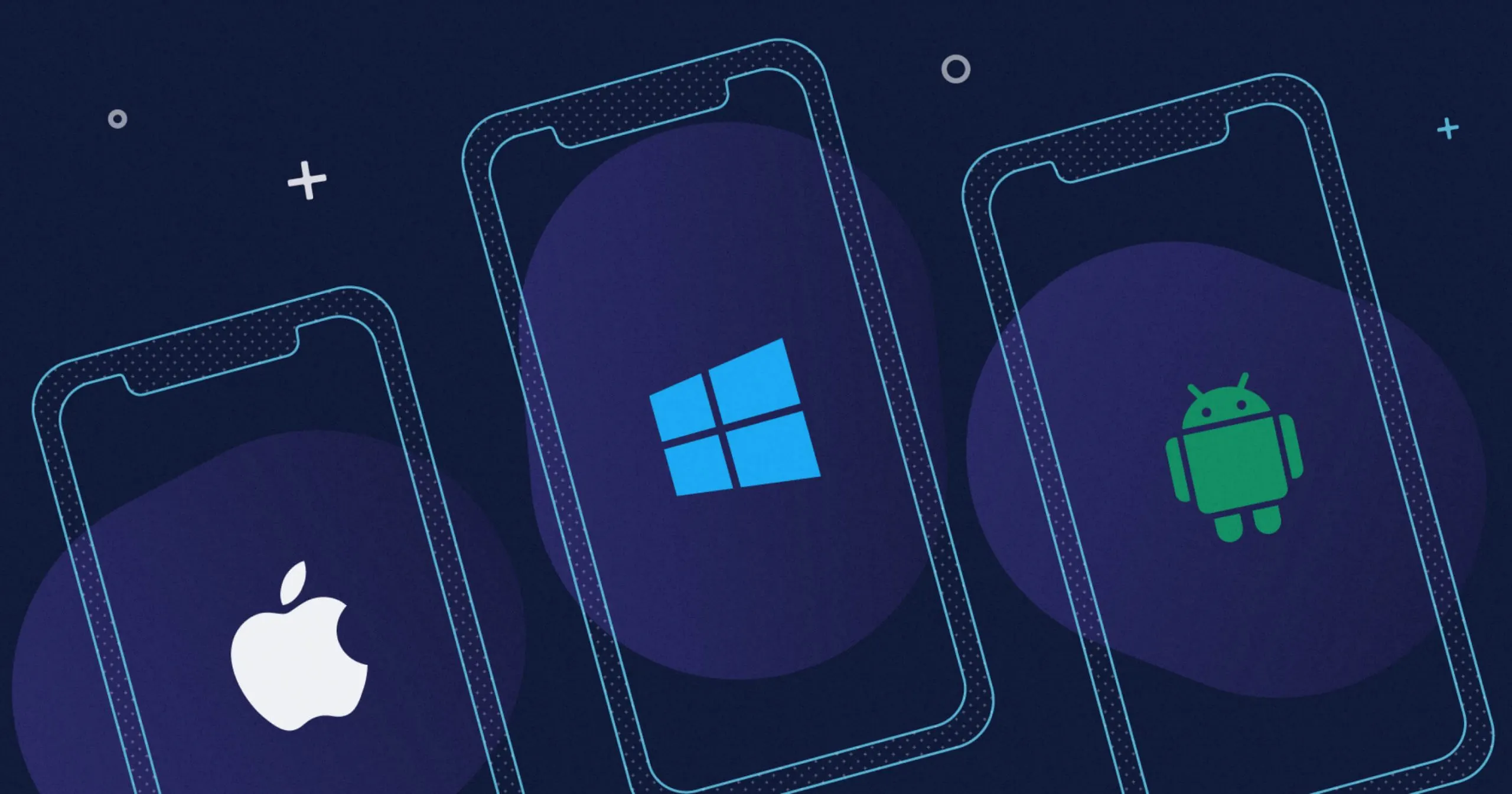 Các mô hình nền tảng Mobile App: IOS của Apple, Windows Mobile của Microsoft và Android của Google