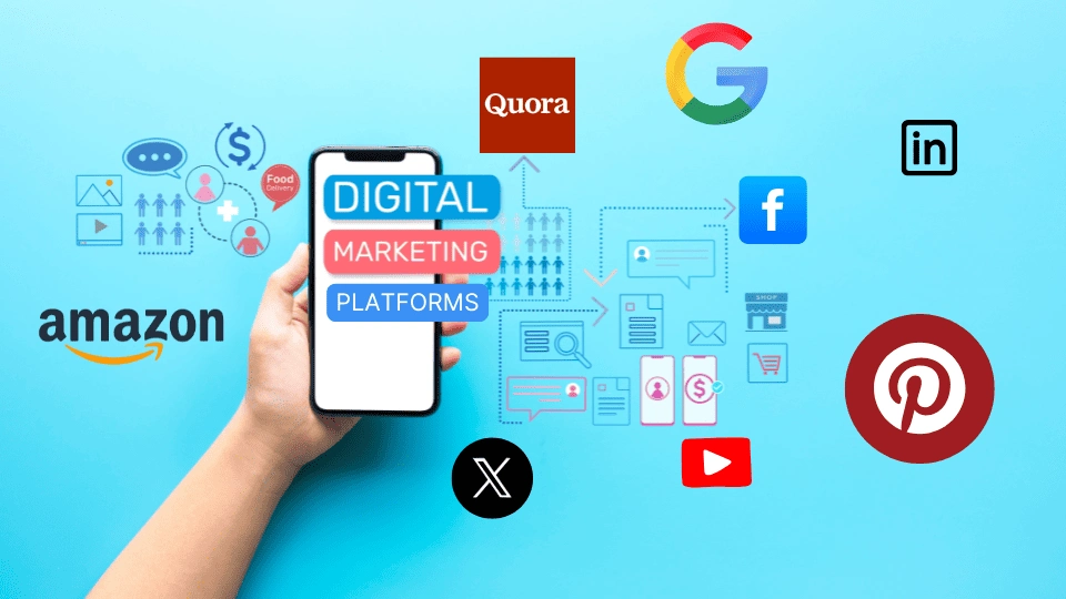 Các mô hình nền tảng tiếp thị kỹ thuật số tốt nhất hiện nay như: Google, Adobe, Salesforce, Hubspot, Linkedin, Amazon…