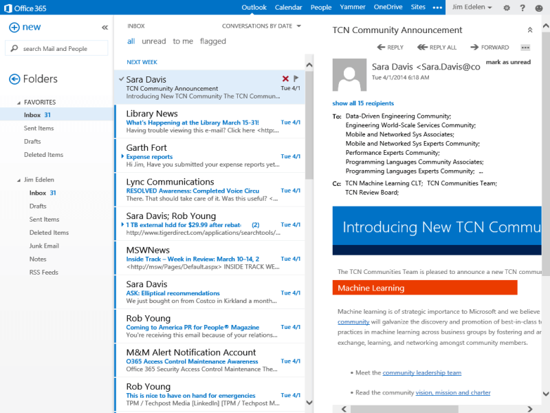 Outlook Office 365 là gì 3