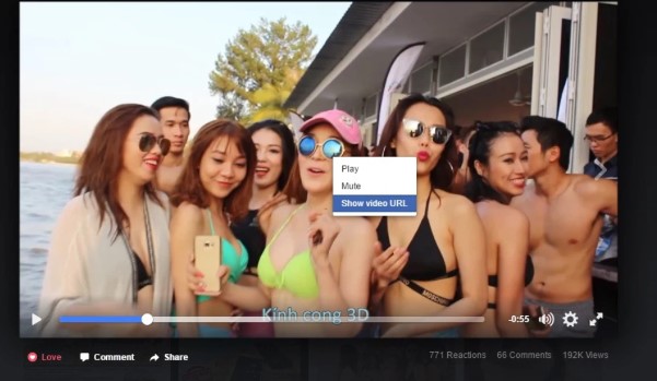 Cách chuyên chở video clip Facebook về máy tính