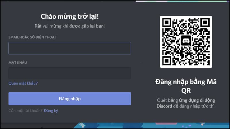 sử dụng điện thoại để quét mã QR