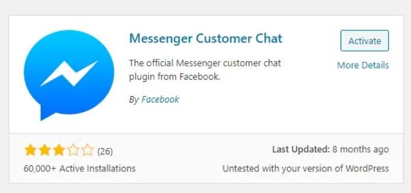 cai dat messenger customer chat