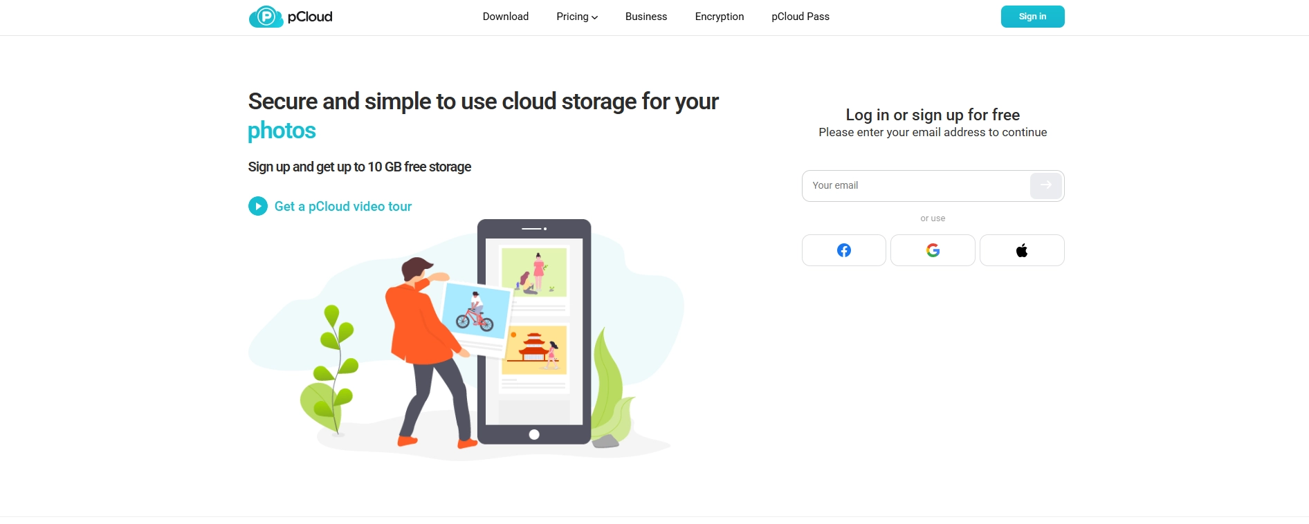 Dịch vụ lưu trữ, chia sẻ data bằng công nghệ đám mây - pCloud