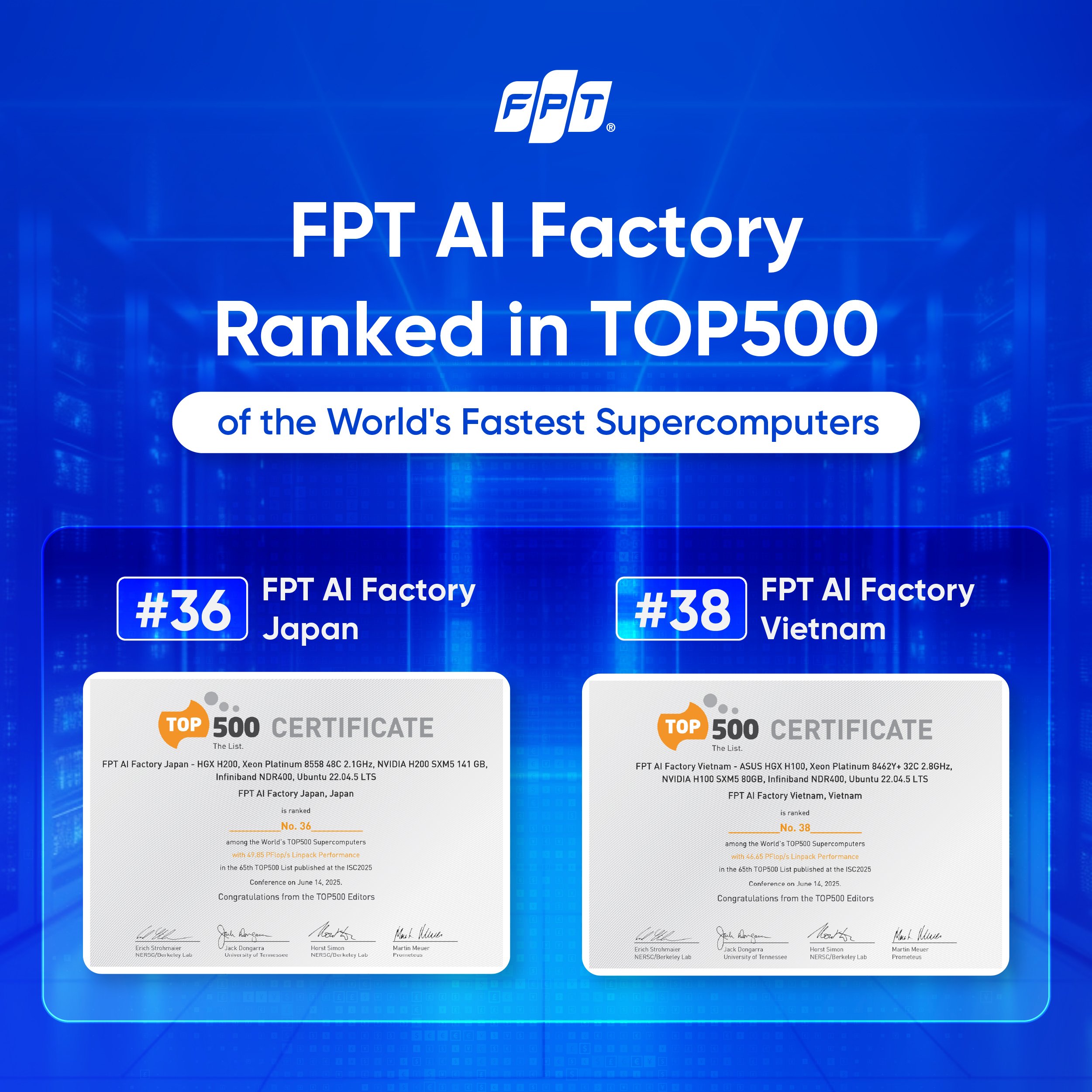 FPT AI Factory TOP500 VN