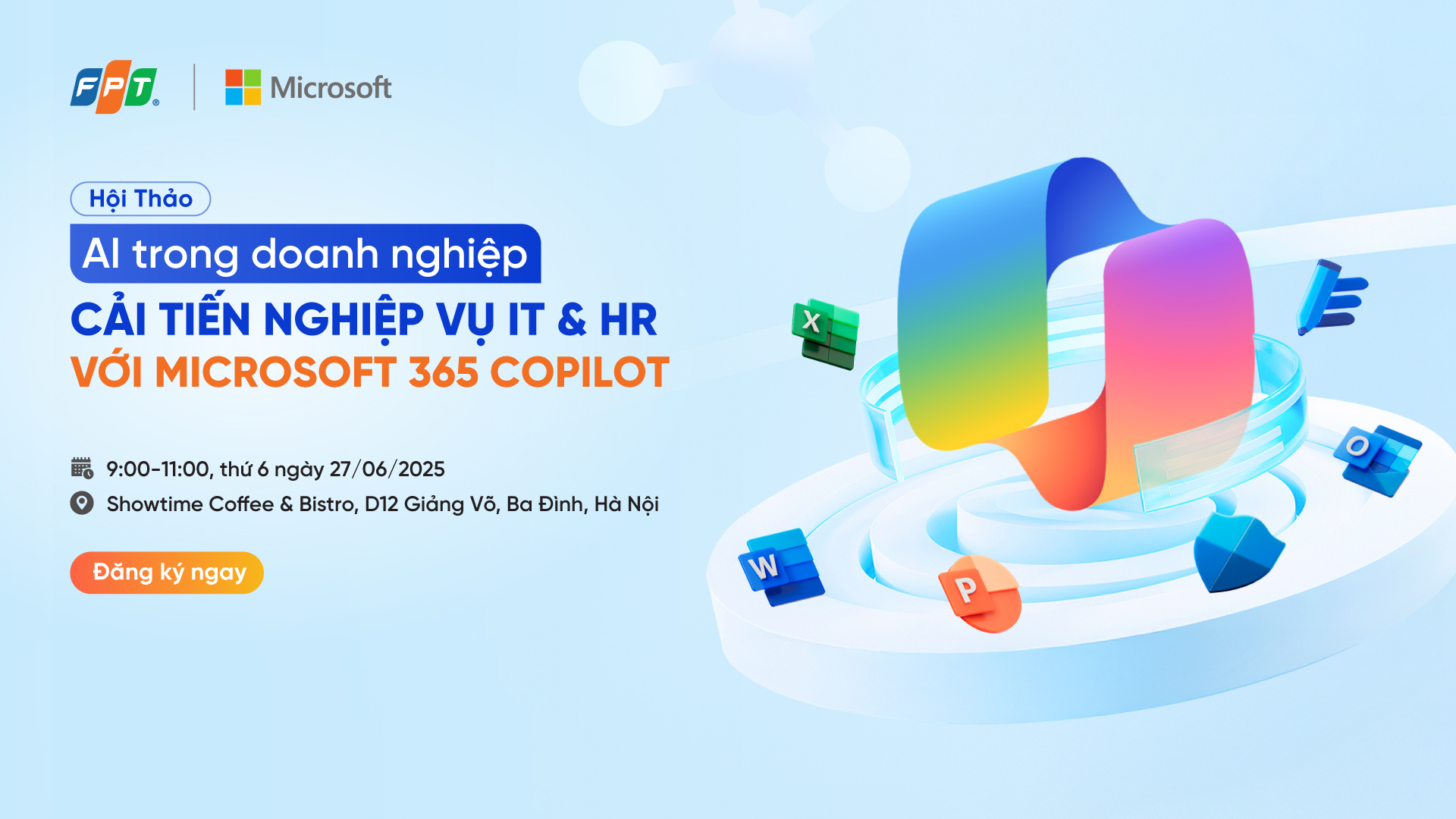 AI trong doanh nghiệp: Cải tiến nghiệp vụ IT & HR với Microsoft 365 Copilot