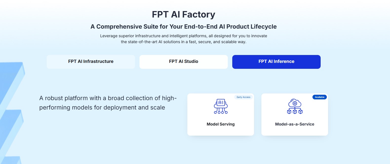 FPT AI Inference service enhances the inference capabilities for enterprises' AI and Machine Learning models