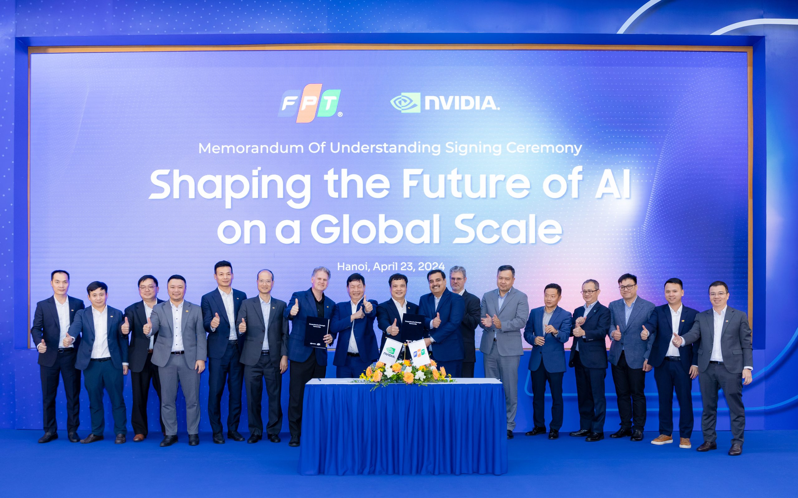 Tập đoàn FPT là đối tác chiến lược của NVIDIA trong việc xây dựng và phát triển các giải pháp FPT AI Factory: FPT AI Infrastructure, FPT AI Studio và FPT AI Inference