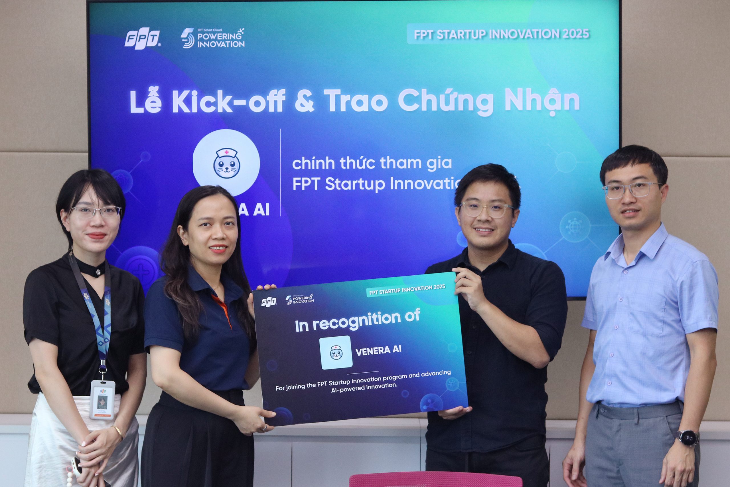 Venera AI: Khi AI chăm sóc sức khỏe bước ra thị trường 6 Chuc mung Startup VENETA AI tham gia chuong trinh FPT Startup Innovation 1 scaled