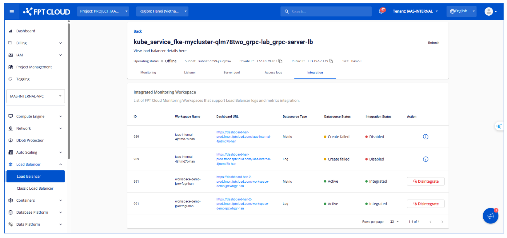 FPT Cloud nâng cấp tính năng: Tối ưu VPN, tăng cường giám sát Load Balancing 10 image2 e1768886471880