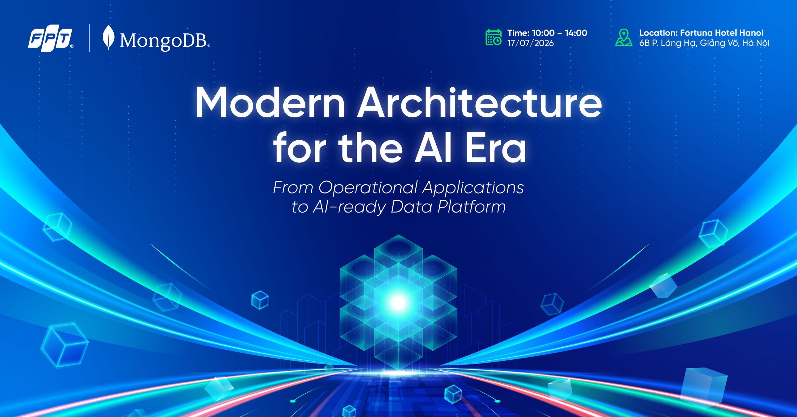 Modern Architecture for the AI Era — From operational applications to AI-ready data platform